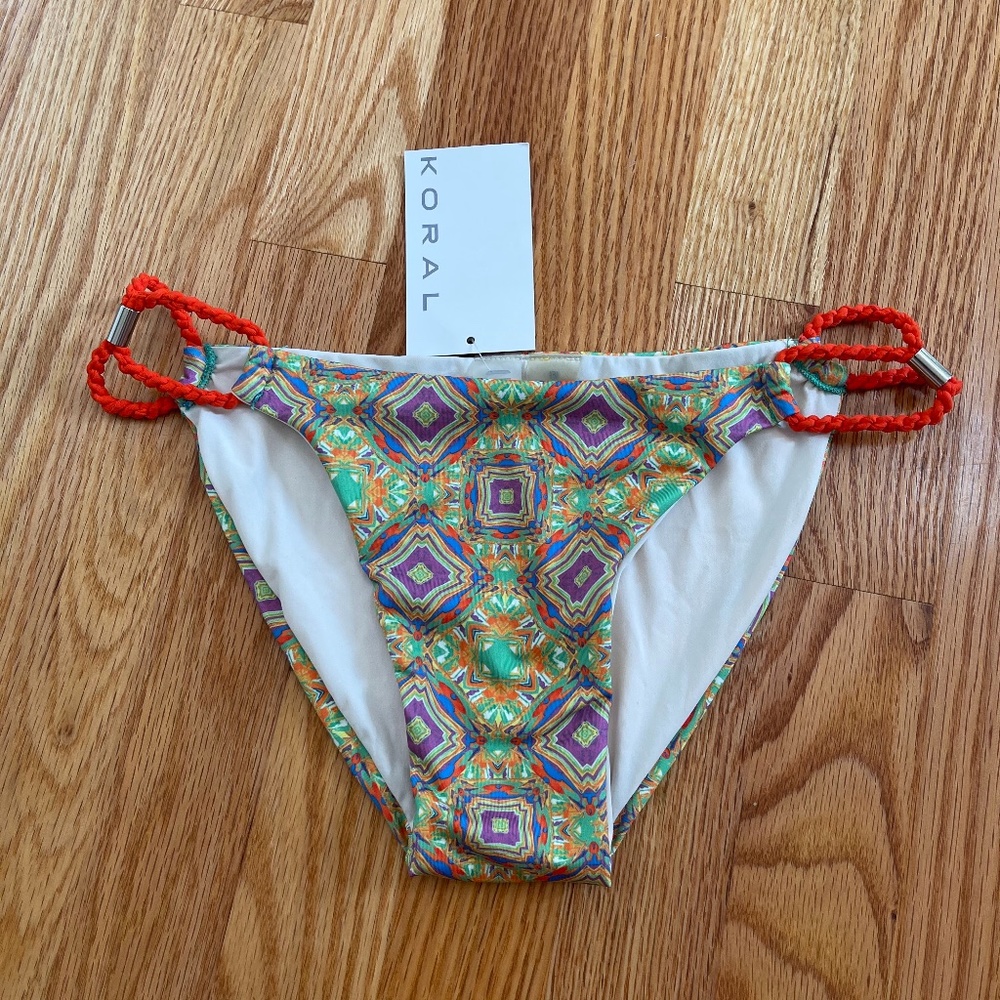 Koral by‎ Llana Kugel Bikini Bottom Sz S NWT